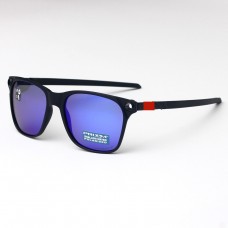 Oakley Apparition Sunglasses Black Frame Dark Blue Polarized Lens