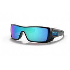Oakley Batwolf Sunglasses Polished Black Frame Prizm Sapphire Lens