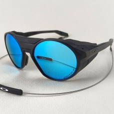 Oakley Clifden Sunglasses Matte Black Frame Prizm Light Blue Lense