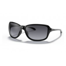 Oakley Cohort Sunglasses Polished Black Frame Grey Gradient Polarized Lens