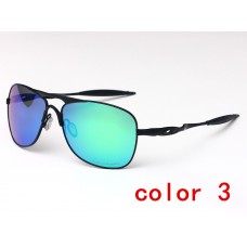 Oakley Crosshair Sunglasses Polarized Black Frame Blue Lense