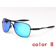 Oakley Crosshair Sunglasses Black Frame /Blue Lense Polarized