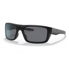 Oakley Drop Point Sunglasses Matte Black Frame Grey Lens
