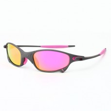 Oakley Juliet Sunglasses Black Frame Pink Polarized Lense