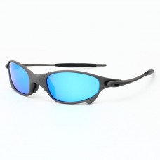 Oakley Juliet Sunglasses Black Frame Prizm Blue Polarized Lense
