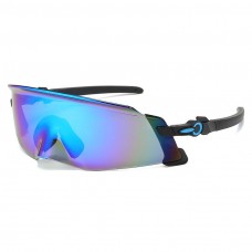 Oakley Kato Sunglasses Black Frame Purple Blue Lens