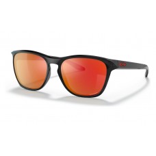 Oakley Manorburn Sunglasses Black Ink Frame Prizm Ruby Lens