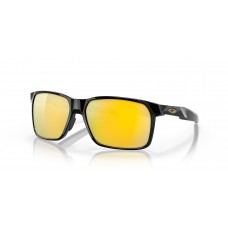 Oakley Portal X Sunglasses Black Frame Prizm 24k Polarized Lens