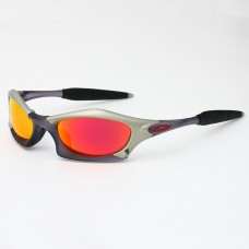 Oakley Splice Sunglasses Black Frame Polarized Ruby Lense