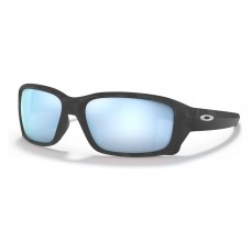 Oakley Straightlink Sunglasses Matte Black Camo Frame Prizm Deep Water Polarized Lens