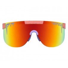 Pit Viper 2000s Slammin' Elliptical Orange Sunglasses