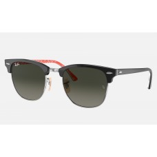 Ray Ban Clubmaster Collection Online Exclusives RB3016 Sunglasses Grey Black