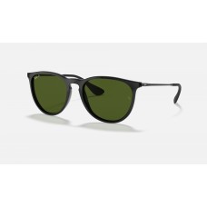 Ray Ban Erika Classic Low Bridge Fit RB4171 Sunglasses Polarized Classic G-15 + Black Frame Green Classic G-15 Lens