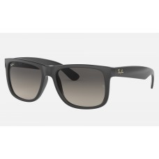 Ray Ban Justin @Collection RB4165 Sunglasses + Grey Frame Black Lens