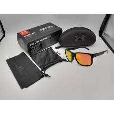 Under Armour Unisex UA Assist Sunglasses Black Frame Ruby Lens