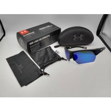 Under Armour Octane Sunglasses Black Frame Polarized Blue Lens
