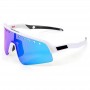 Oakley Sutro Lite Sweep Sunglasses Matte White Frame Prizm Blue Lense