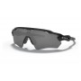 Oakley Radar Ev Xs Path Youth Fit Sunglasses Polished Black Frame Black Iridium Polarized Lens